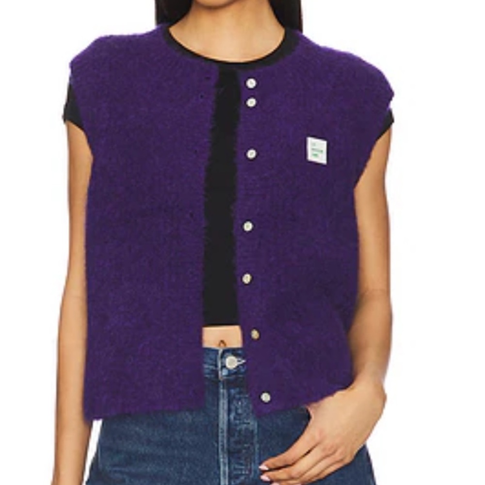 American Vintage mohair style vest